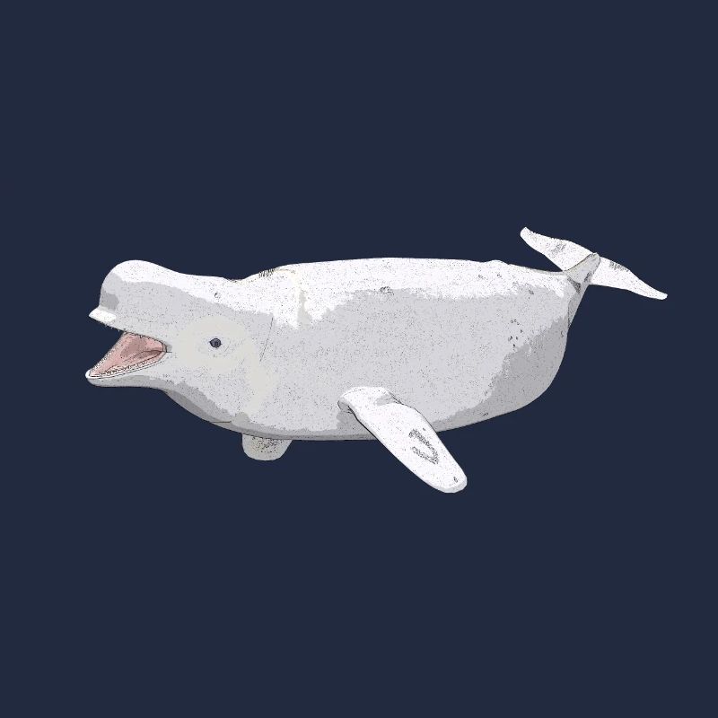 Beluga Wal, Geschenk, Geschenkidee