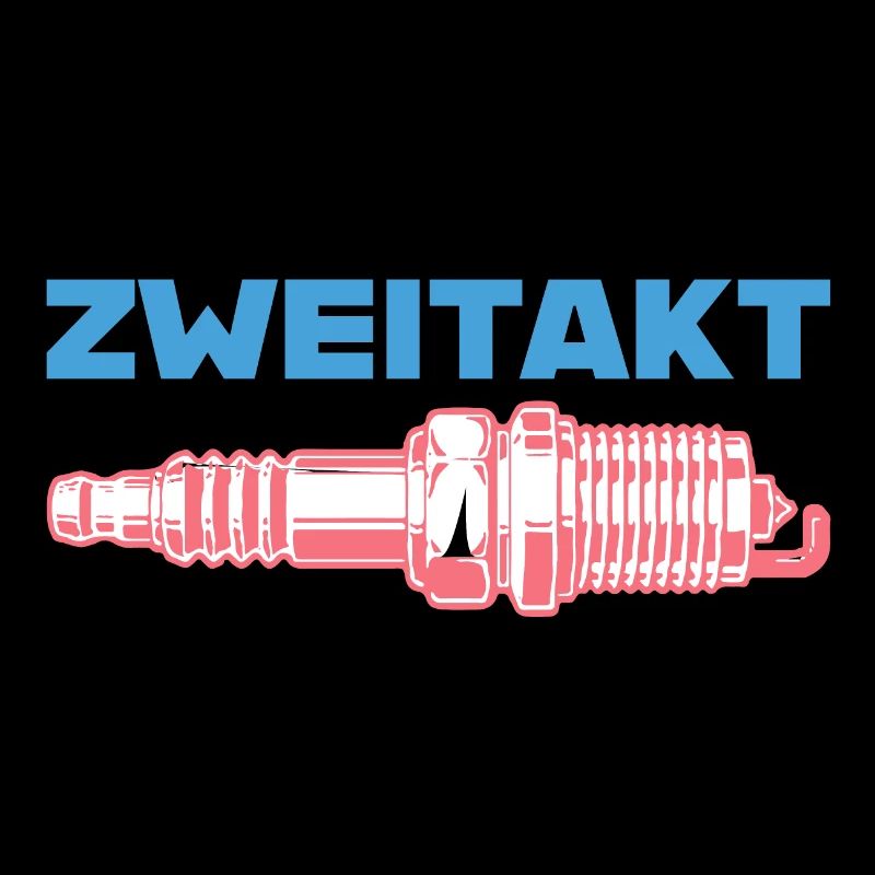 Zweitakt Zündkerze farbig