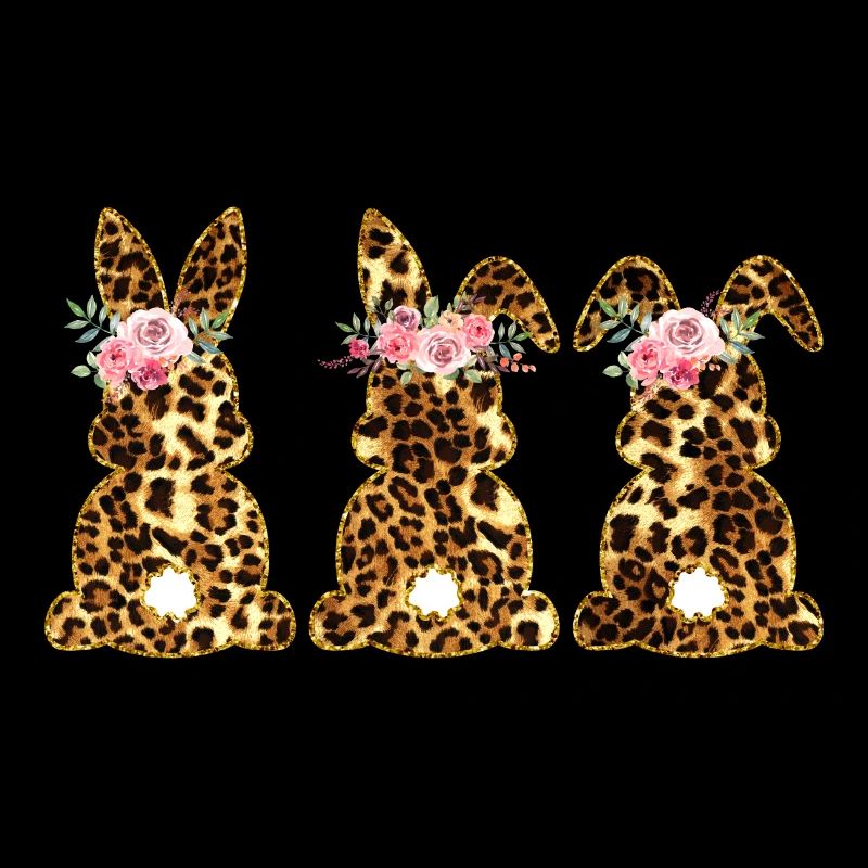 Leopard Easter bunnies Leopard Ostern Hasen