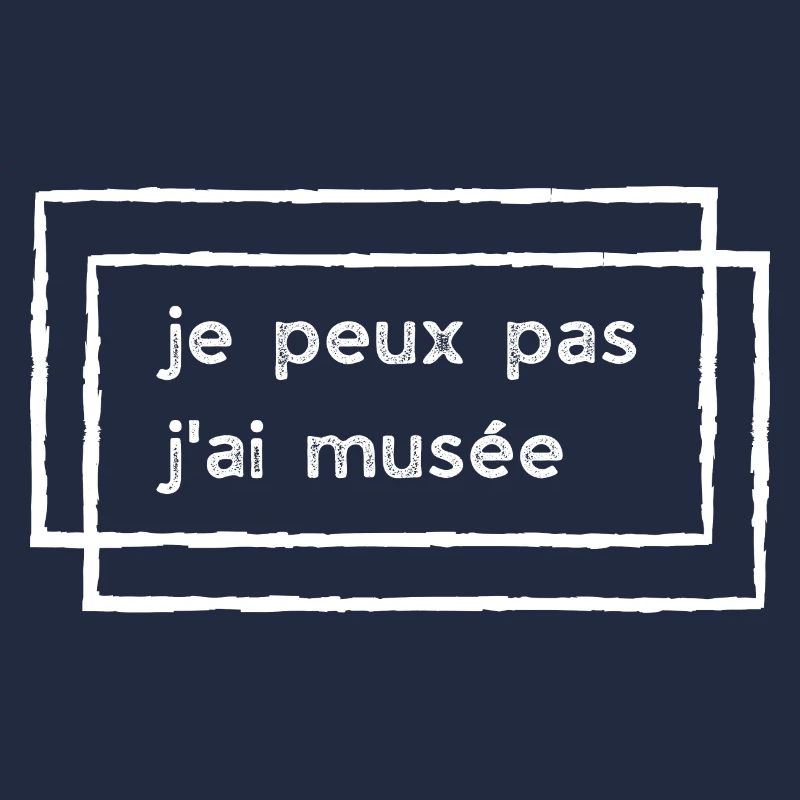 Je peux pas j'ai musée (rectangles)