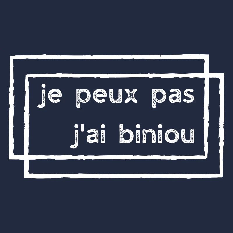 je peux pas j ai biniou (rectangles)