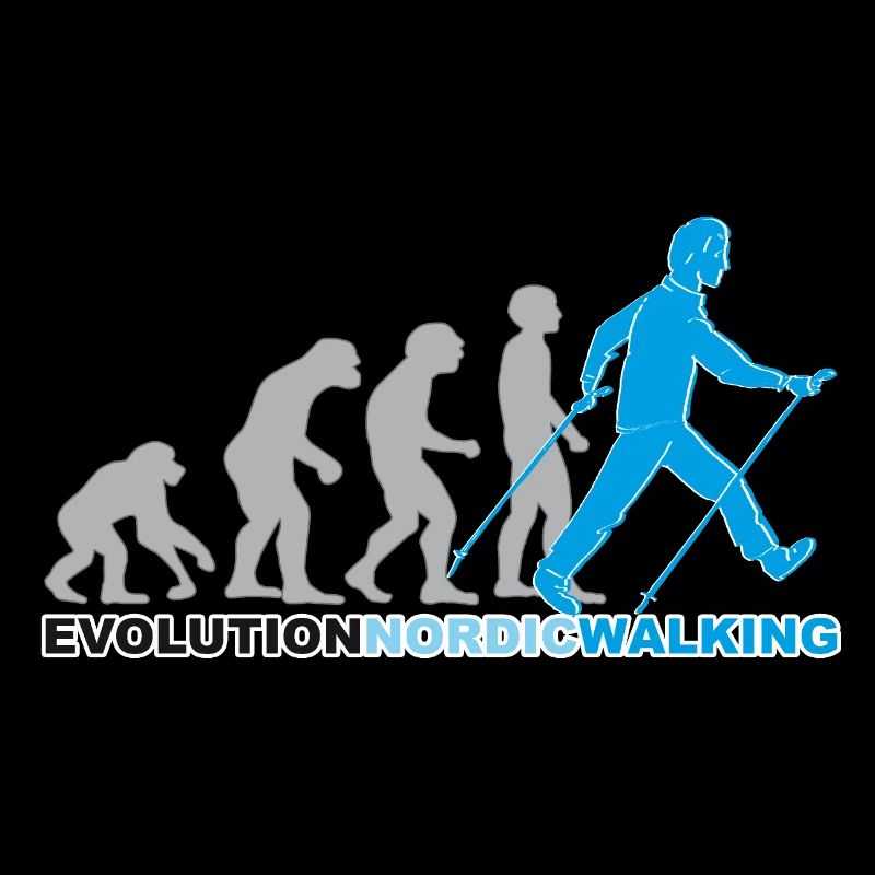Evolution, nordicwalking, walking, wandern