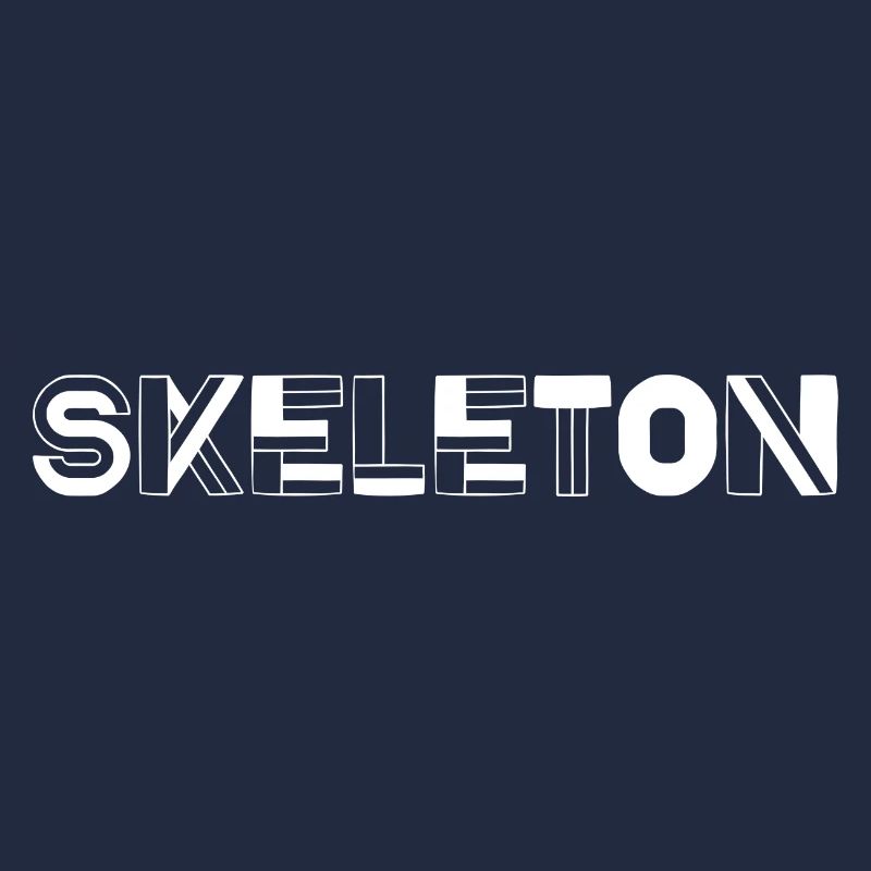 Tshirt skeleton