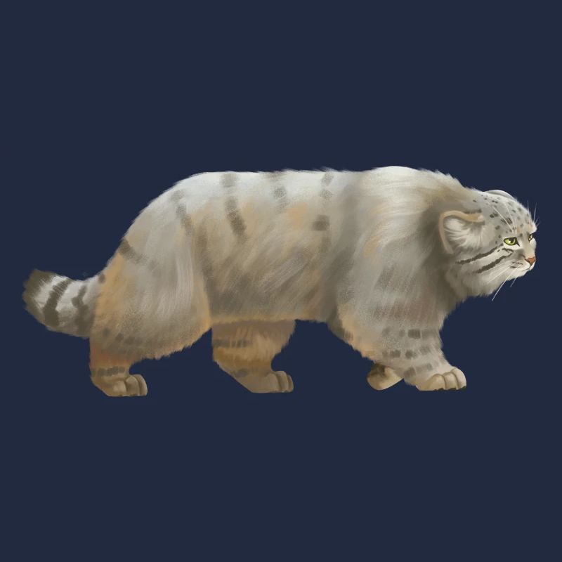 Cooler Manul - die wilde Katze