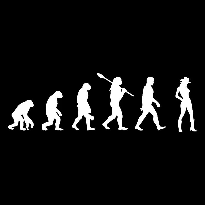 Countrygirl - Evolution des Menschen / Darwin.