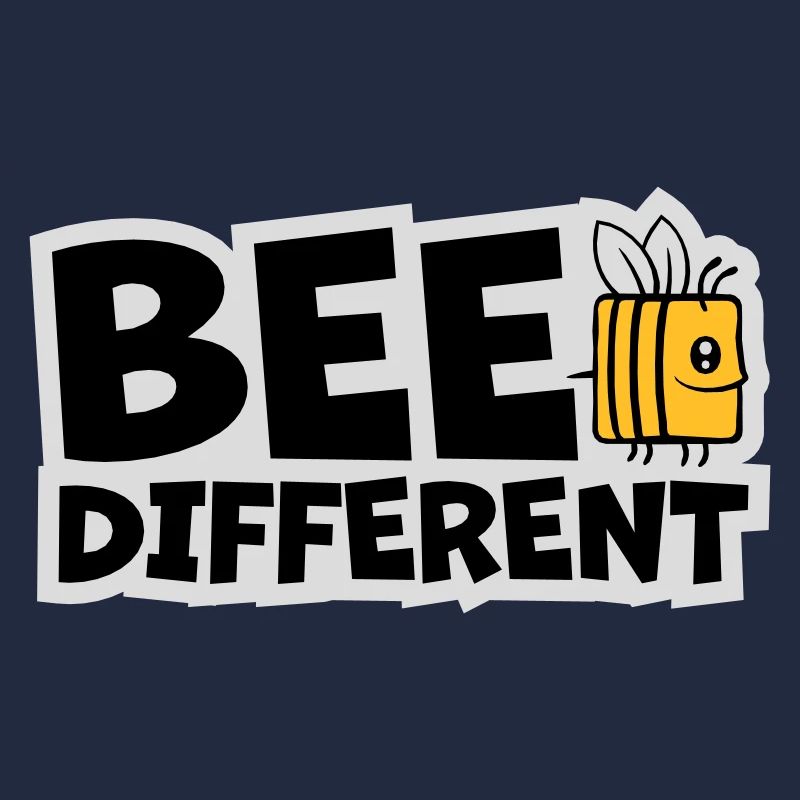 bee different Spruch Zitat