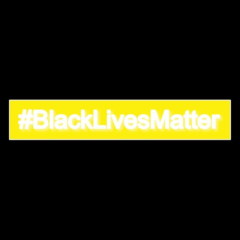 BlacklivesMatter whitre yellow box
