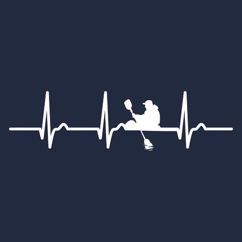 Courbe ECG - courbe cardiaque - pouls - pagayage - bateau