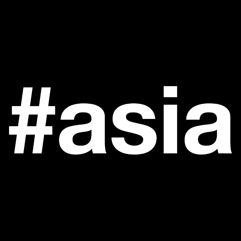 ASIE Asiatique Hashtag