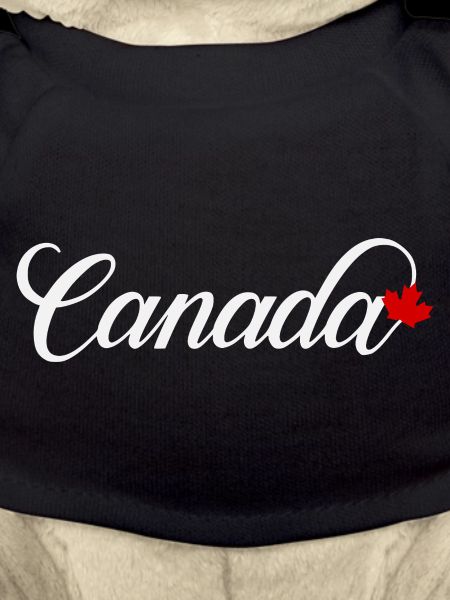 Écriture canadienne avec feuille d’érable