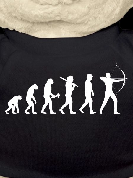 Bogenschütze Bogenschießen Evolution Geschenk