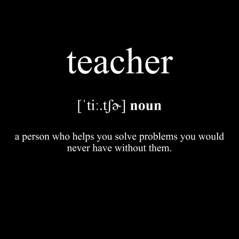 Teacher Black Edition