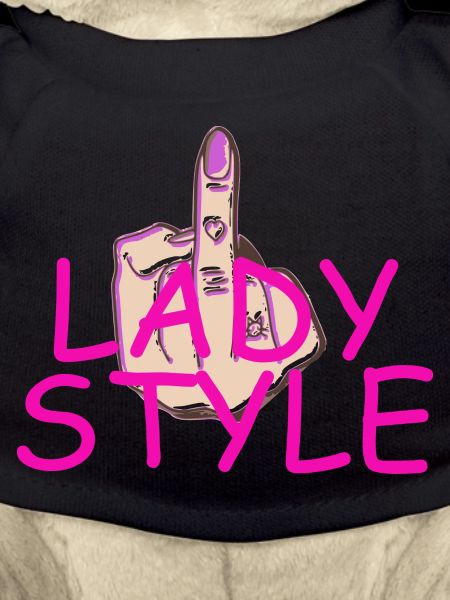Lady style middle finger