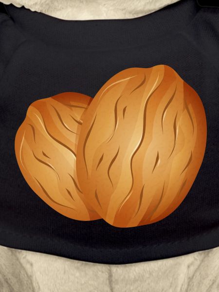 two beautiful luminous walnuts