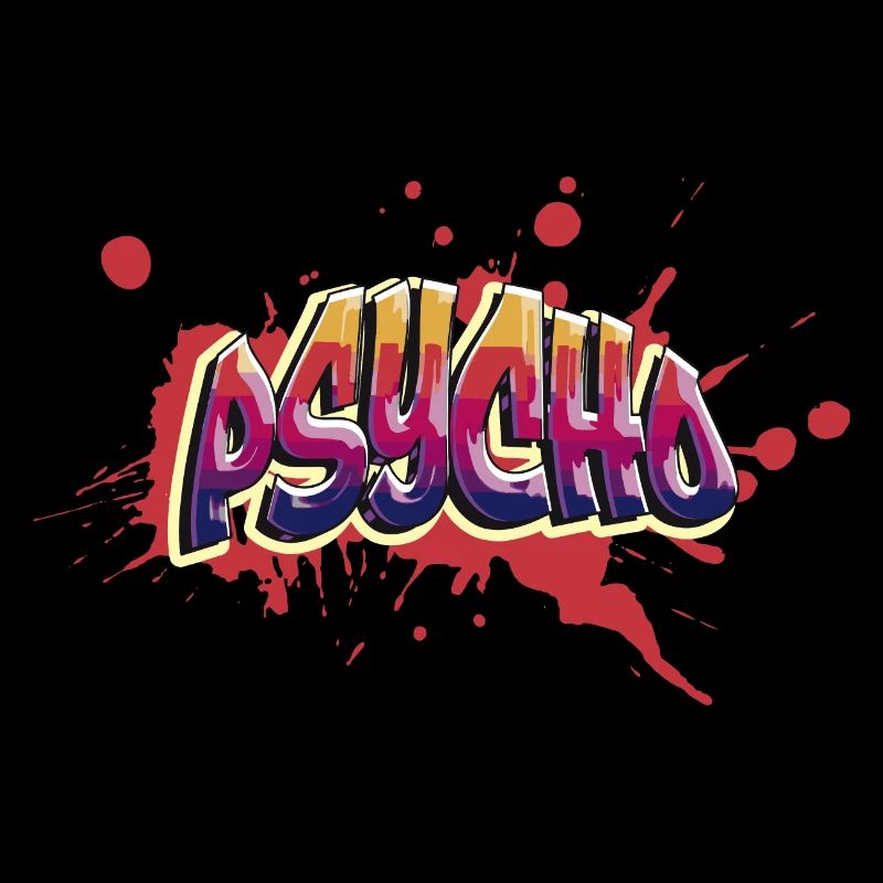 Psycho Graffiti. Art urbain.