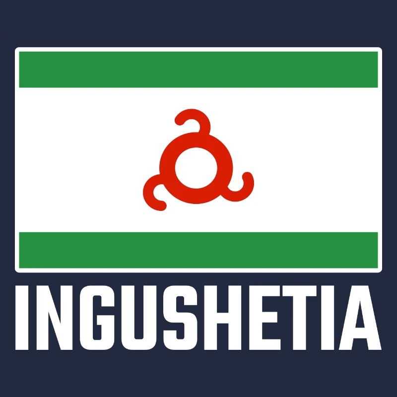 Ingouchie Inguschetia Drapeau ingouche Ing