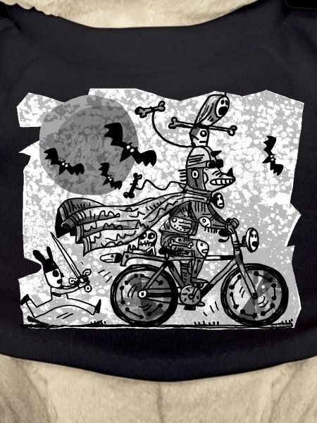 gothic Radfahrer
