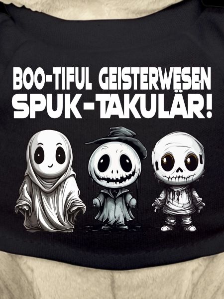 Geisterwesen Spruch Halloween Design
