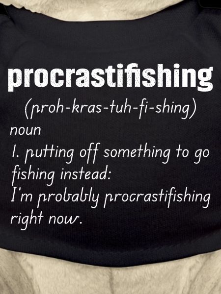 Procrastifishing defination