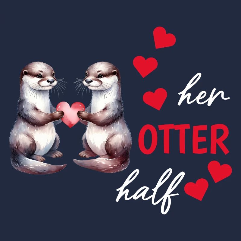 Otter half liebe geschenk
