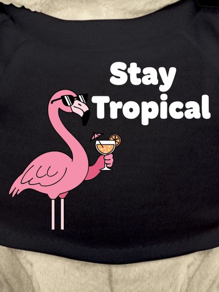 Bleib Tropisch Flamingo Motiv