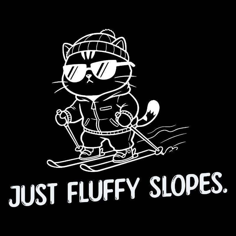 Just Fluffy Slopes - Ski Humor