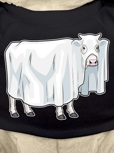 Vache Halloween fantôme