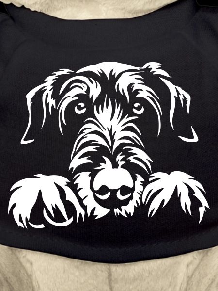 Irish Wolfhound Head "Black Edition"