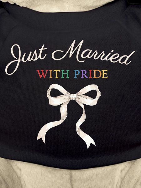 Just Married Pride Schleife