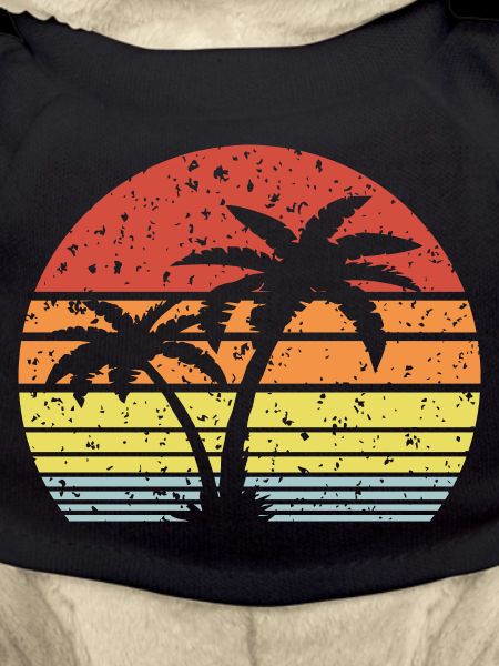 Palm Tree Retro Sun
