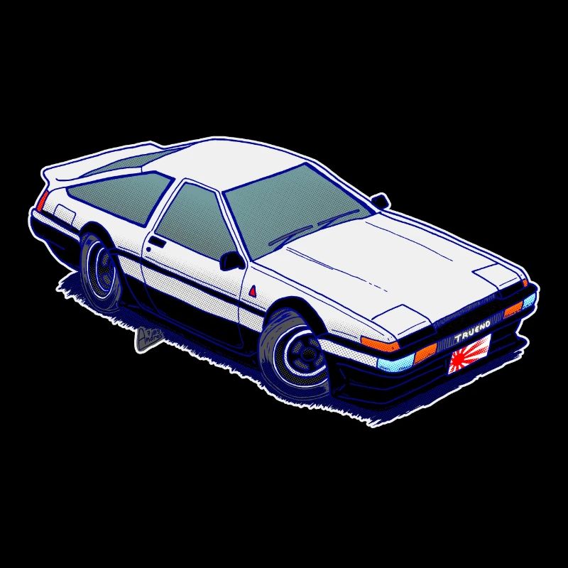 Le légendaire Initial D juste la voiture