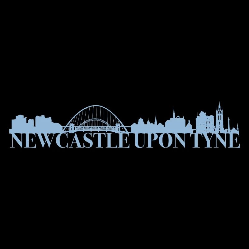Newcastle Upon Tyne England Skyline Geschenk Idee