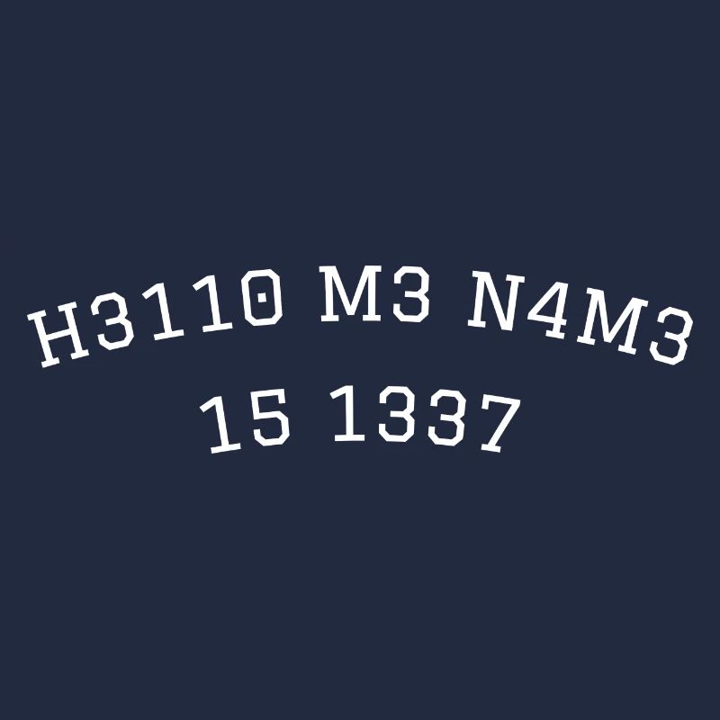 leetspeak leet my name is hello code gamer 1337
