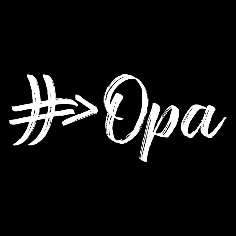 Opa # Hashtag Rautenpfeil