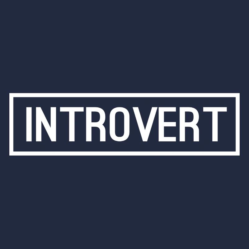 Introvert box white