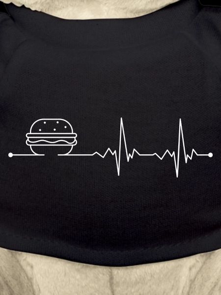 Burger Pulse Line Art