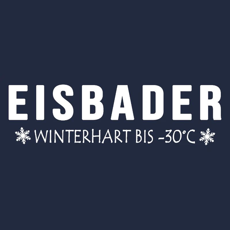 Eisbader Winterhart Winterbader Winter Eisloch