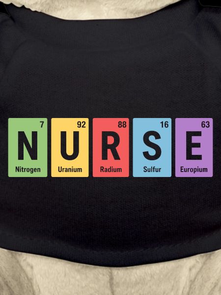 Nurse Blockdesign Elementfarben