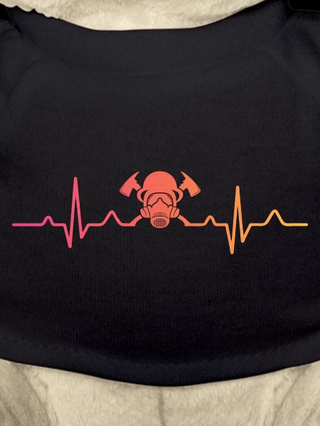 Firefighter Sunset Heartbeat Firefighter