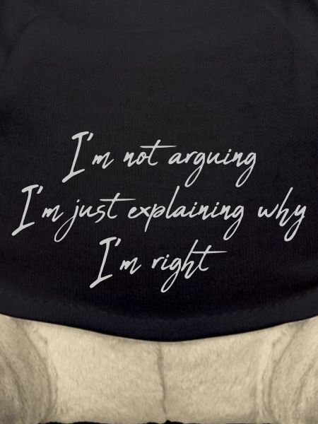 I m not arguing