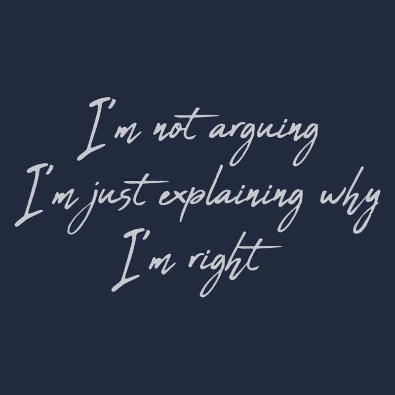 I m not arguing