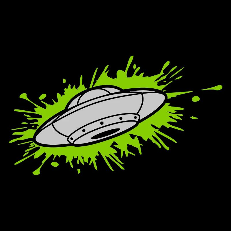 Gouttes de Color Splash UFO Aliens
