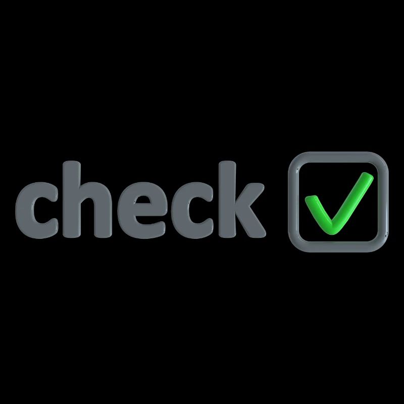 check box mit grünem haken alles ok