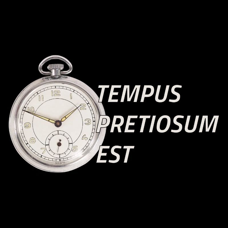 Time is precious - Tempus Pretiosum Est