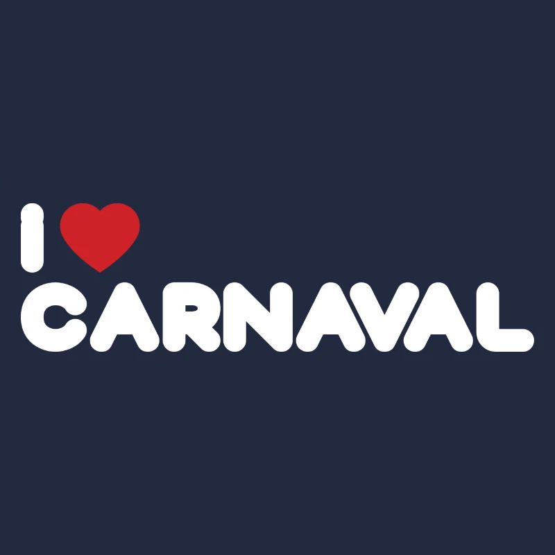 J’adore le design de carnaval blanc