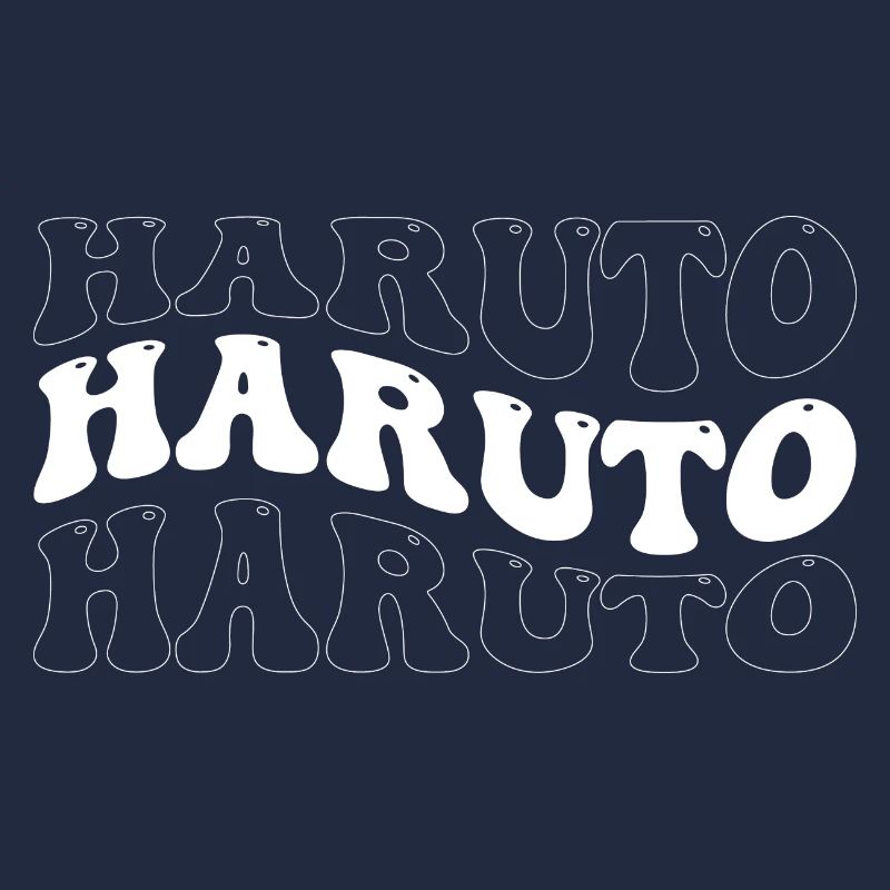 Funny Haruto Groovy 4 Männer Damen Cool Haruto Krawatte