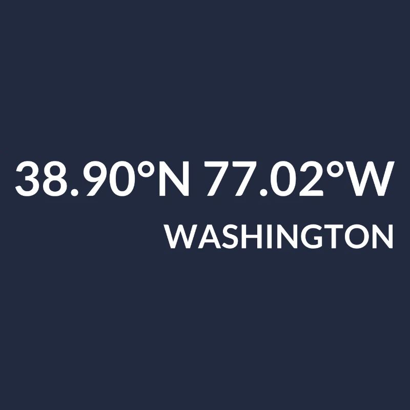 Washington Washington, D.C. USA Coordinates