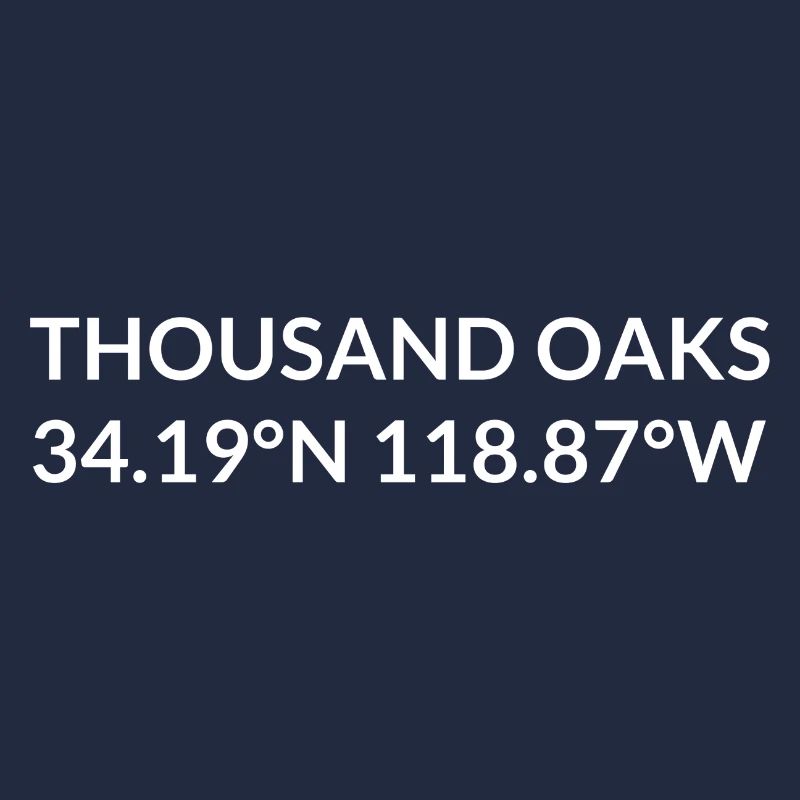 Thousand Oaks California USA Coordinates