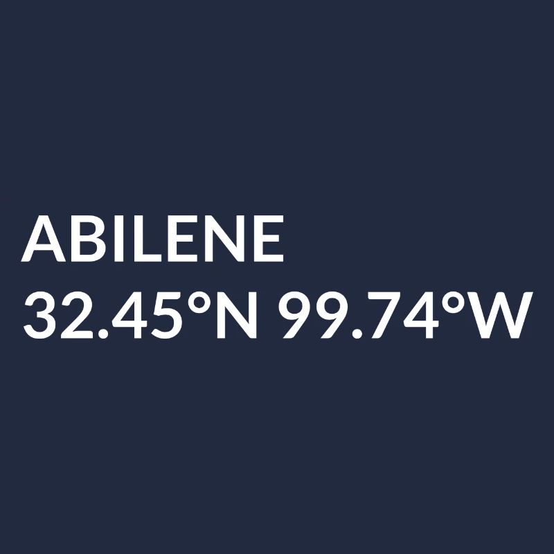 Abilene, Texas, États-Unis Coordonnées