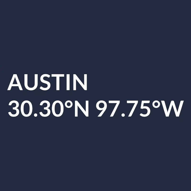 Austin, Texas, USA Coordinates